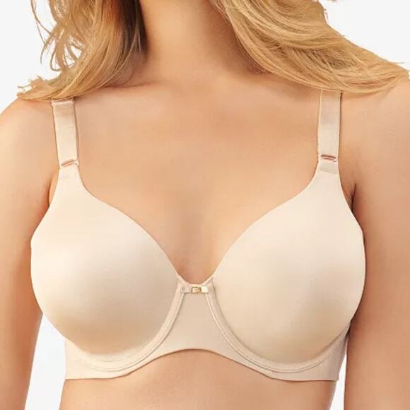 Vanity Fair Beauty Back Contour T-Shirt Bra 36DD Full Figure Underwire Neutral - Picture 1 of 9